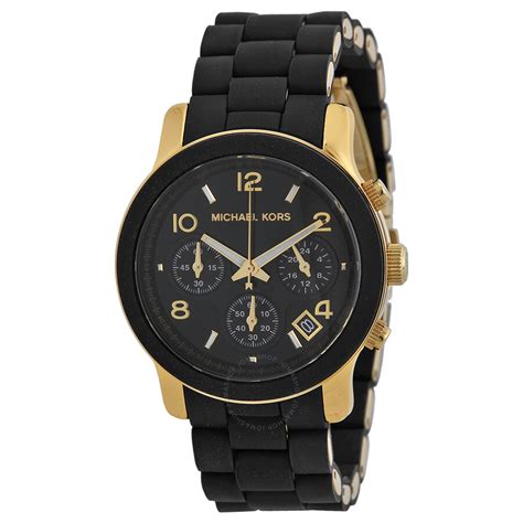 Michael Kors black catwalk watch